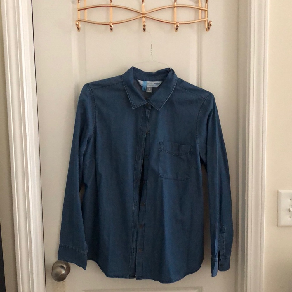 Old navy denim button down